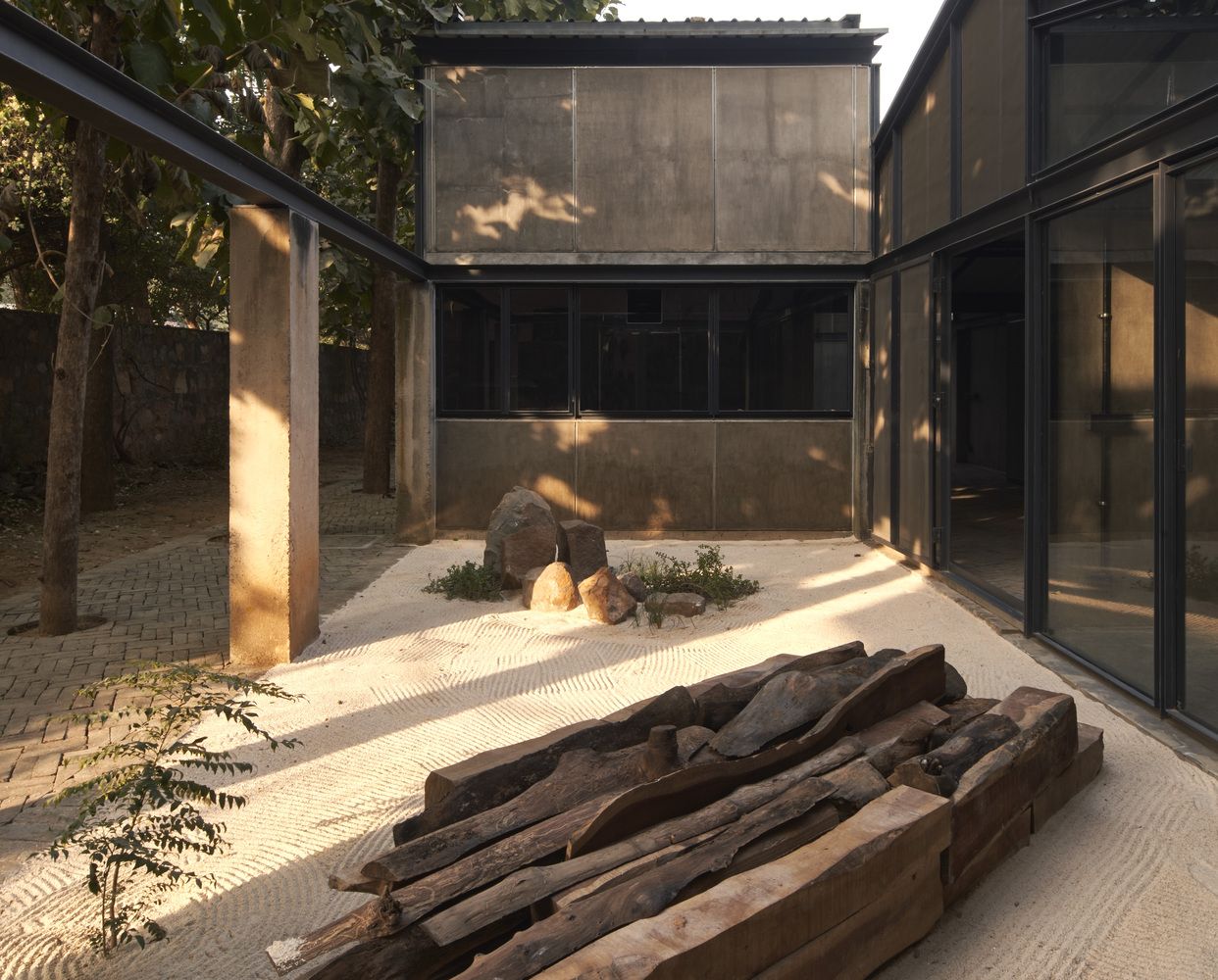 Courtyard — photograph © Edmund Sumner