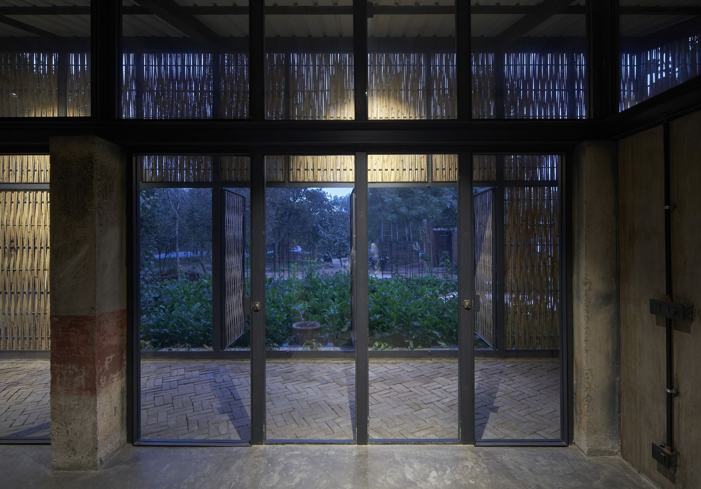Threshold at dusk — photograph © Edmund Sumner